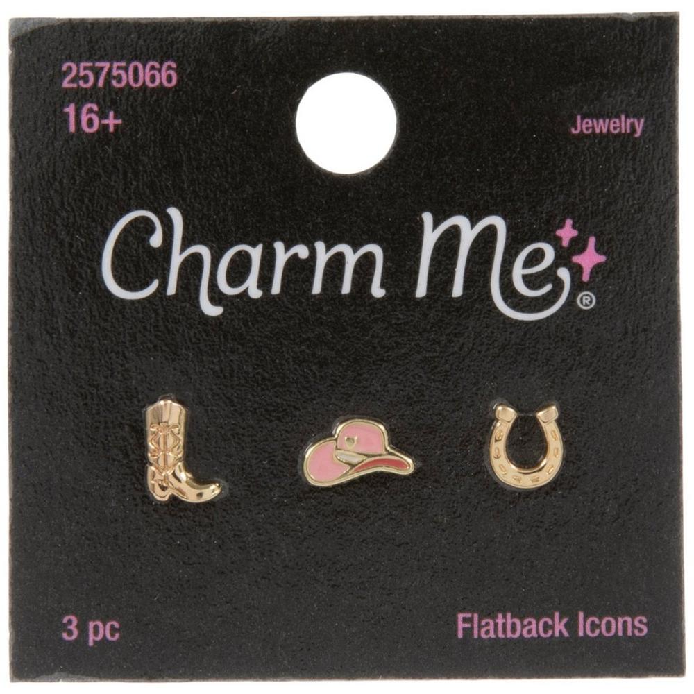 ★American ★カラフル★Cowgirl じゃらじゃらチャーム★ Cowgirl Flatback Embellishments | Hobby Lobby | 2575066