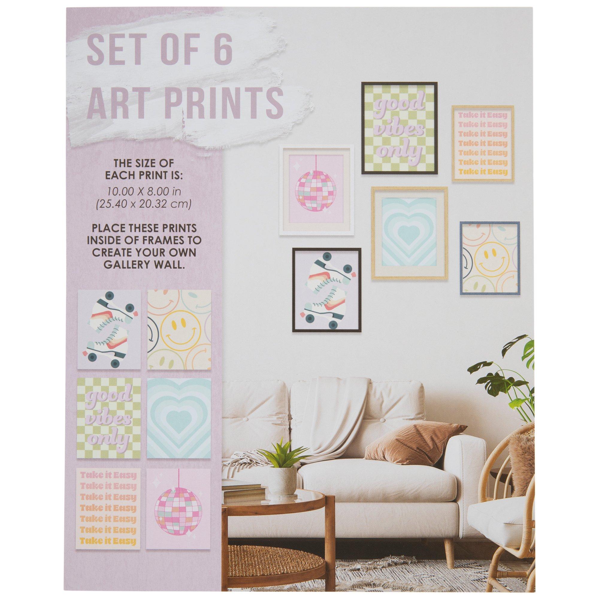 Pastel Retro Art Prints