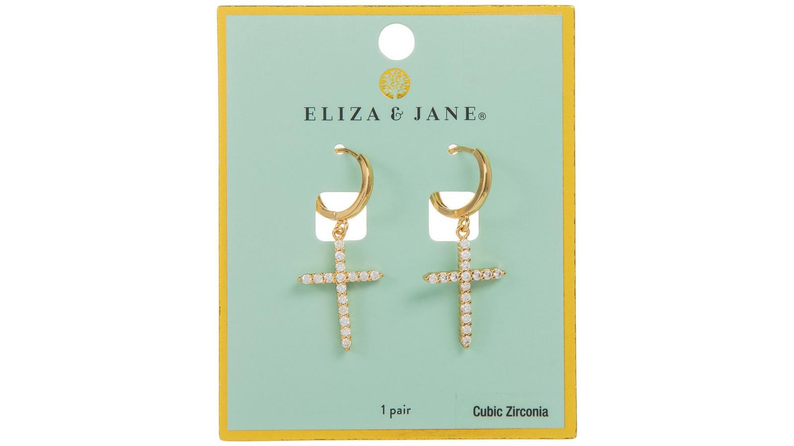 Cubic Zirconia Cross Earrings | Hobby Lobby | 2576320