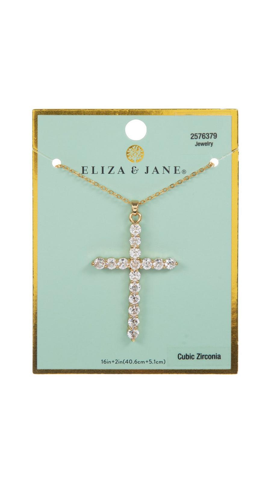 Cubic Zirconia Cross Necklace | Hobby Lobby | 2576379