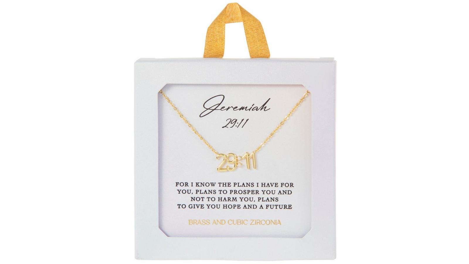 Jeremiah 29:11 Cubic Zirconia Necklace | Hobby Lobby | 2576528