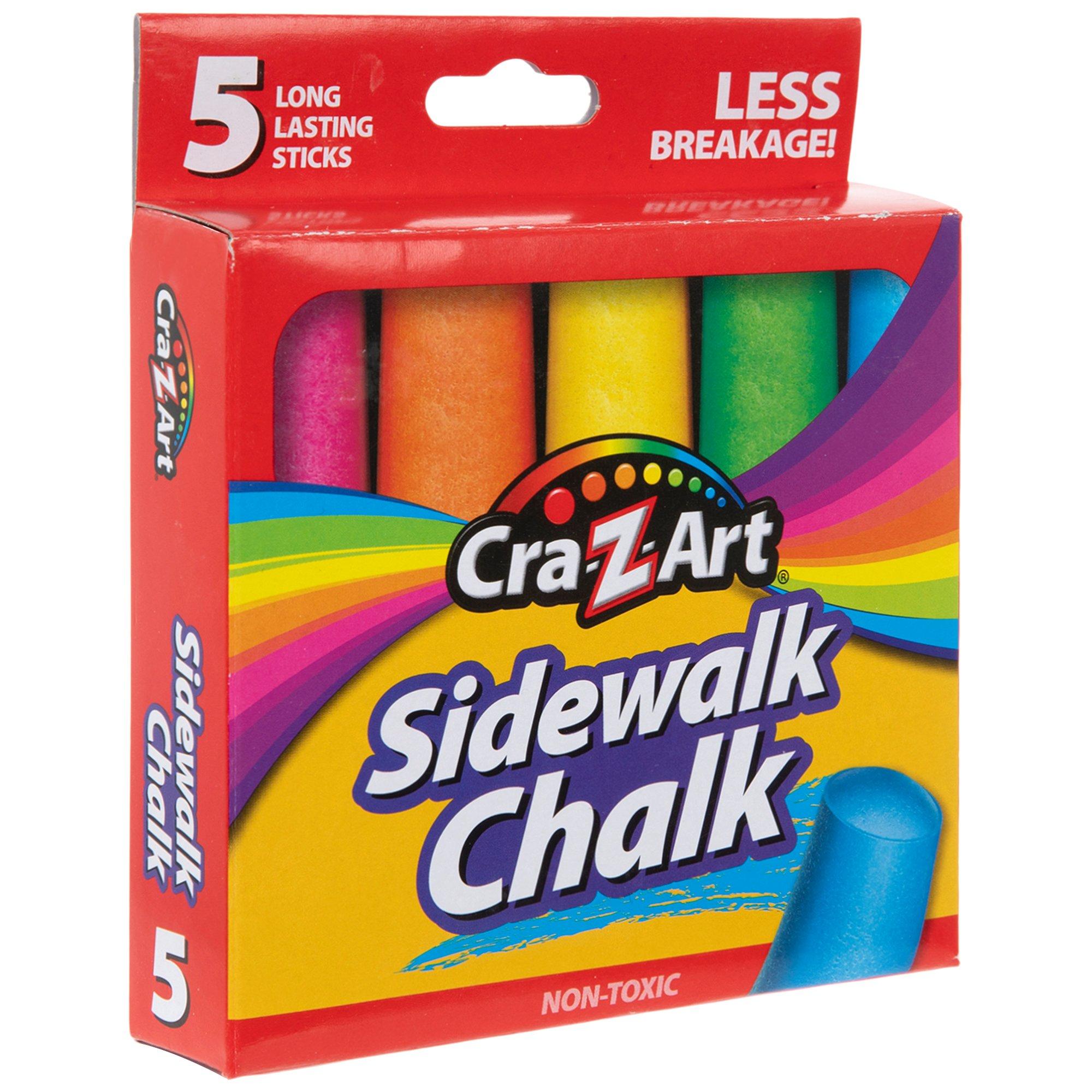 カルラ  VEXY Cra-Z-Art Washable Triangle Sidewalk Chalk Set 48 Count