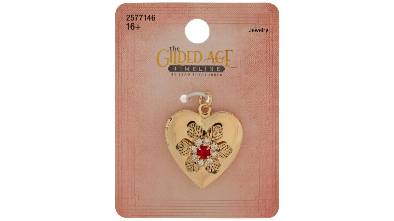 Floral Heart Locket Pendant | Hobby Lobby | 2577146
