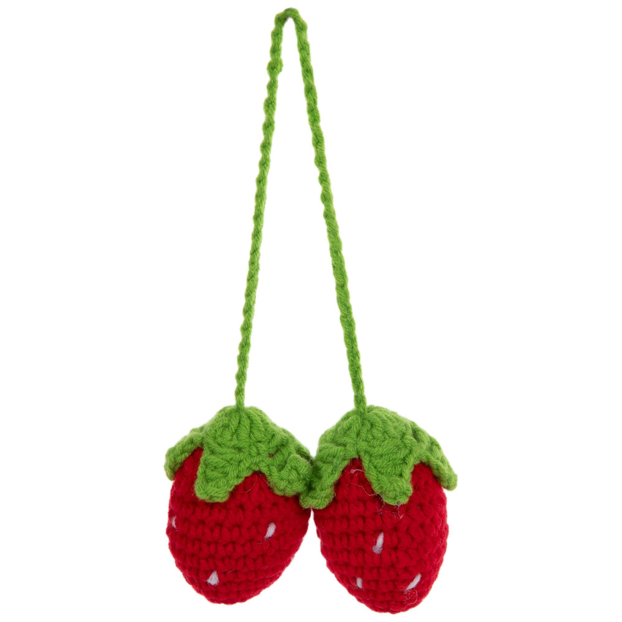 Crochet Strawberries Mirror Hanger | Hobby Lobby | 2578375