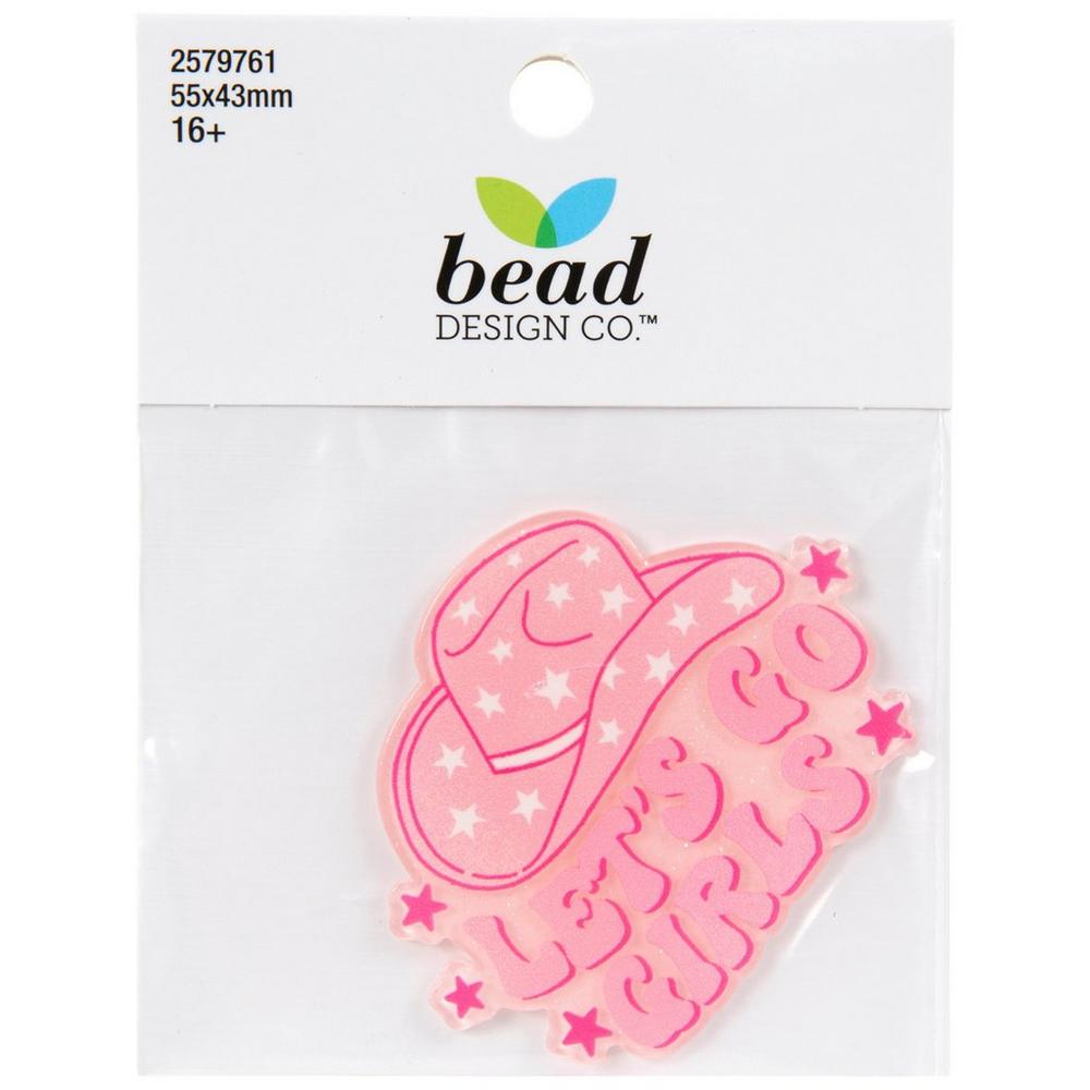 Let's Go Girls Cowgirl Hat Flatback Embellishment | Hobby Lobby
