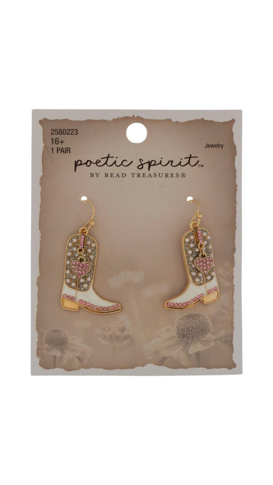 8352 Glitter Cowboy Hat Rhinestone Cowgirl Boots Earrings Set Classic Amazon.com: Aswitnove 2 Pcs Cowboy Hat Rhinestone Cowgirl  main image 4
