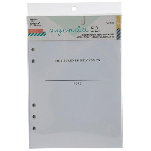 2026 Dated Planner Inserts