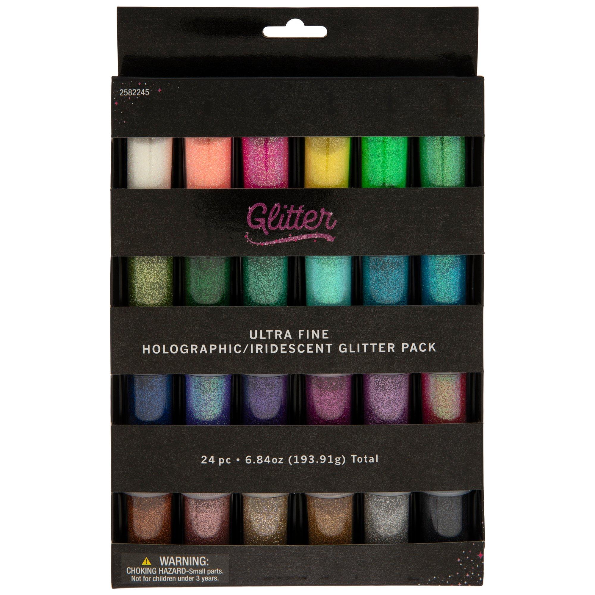 Hobby Line Acryl Glitterfarbe Türkis 50ml - Glitzerfarbe Für Basteln & Dekoration