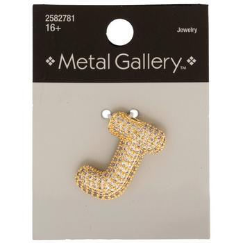 Rhinestone Bubble Letter Charm