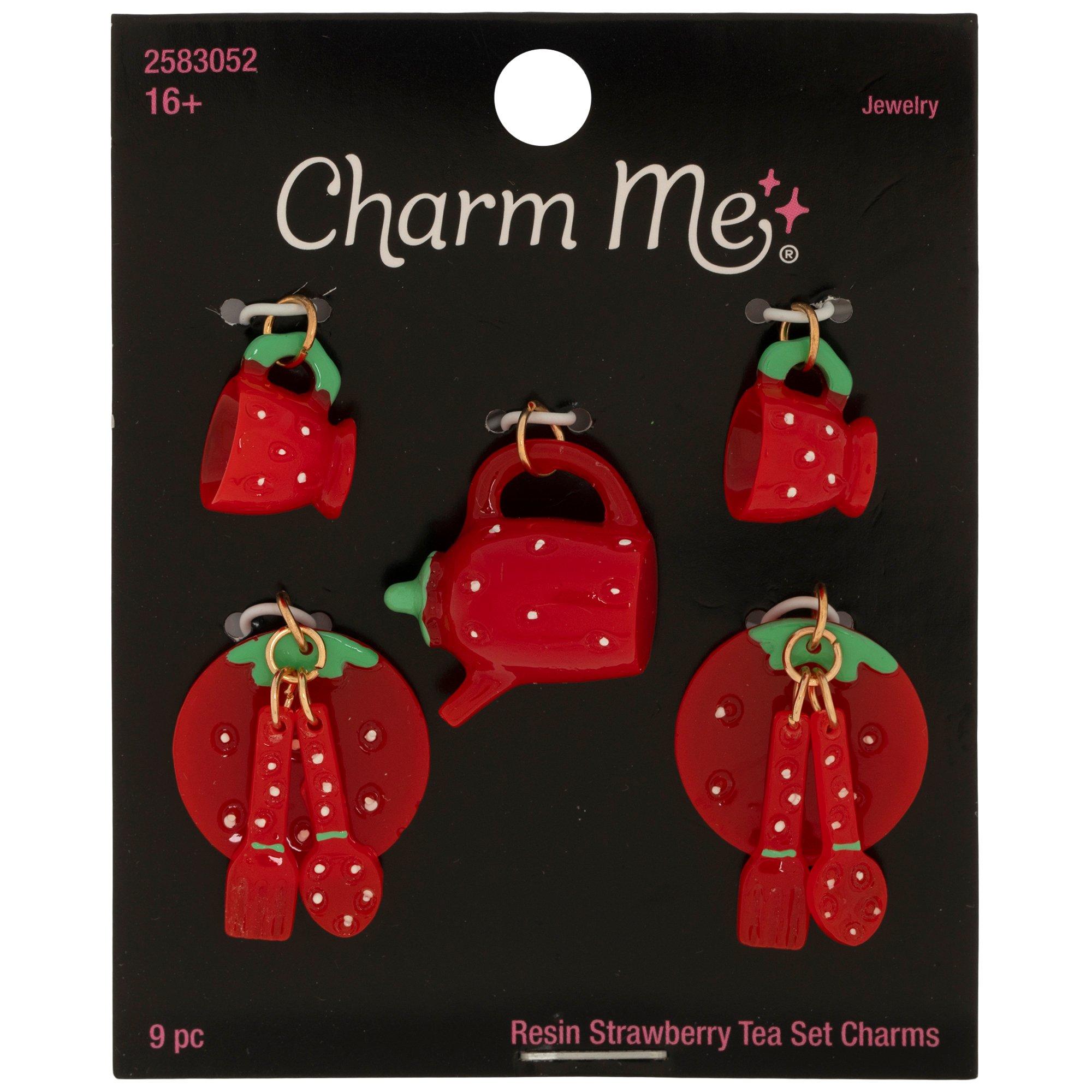 Strawberry Tea Set Charms | Hobby Lobby | 2583052