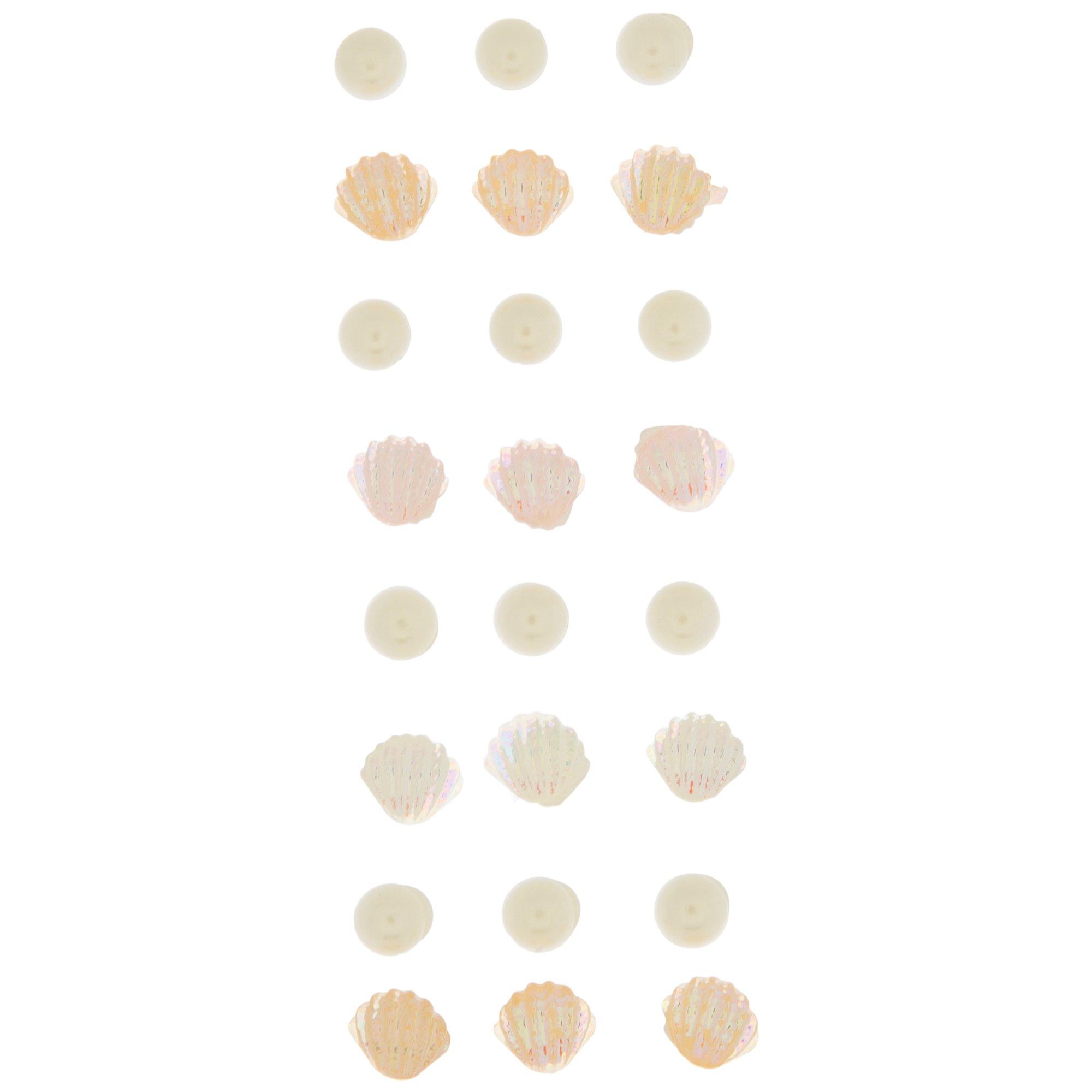 Sea Shell & Imitation Pearl 3D Stickers | Hobby Lobby | 2586253