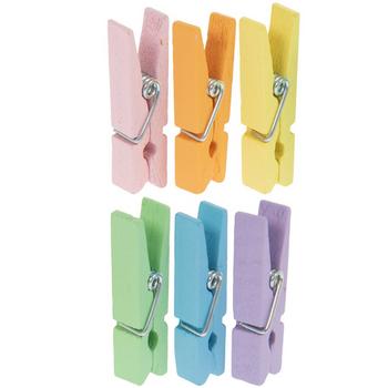 Pastel - Wood Mini Clothespins