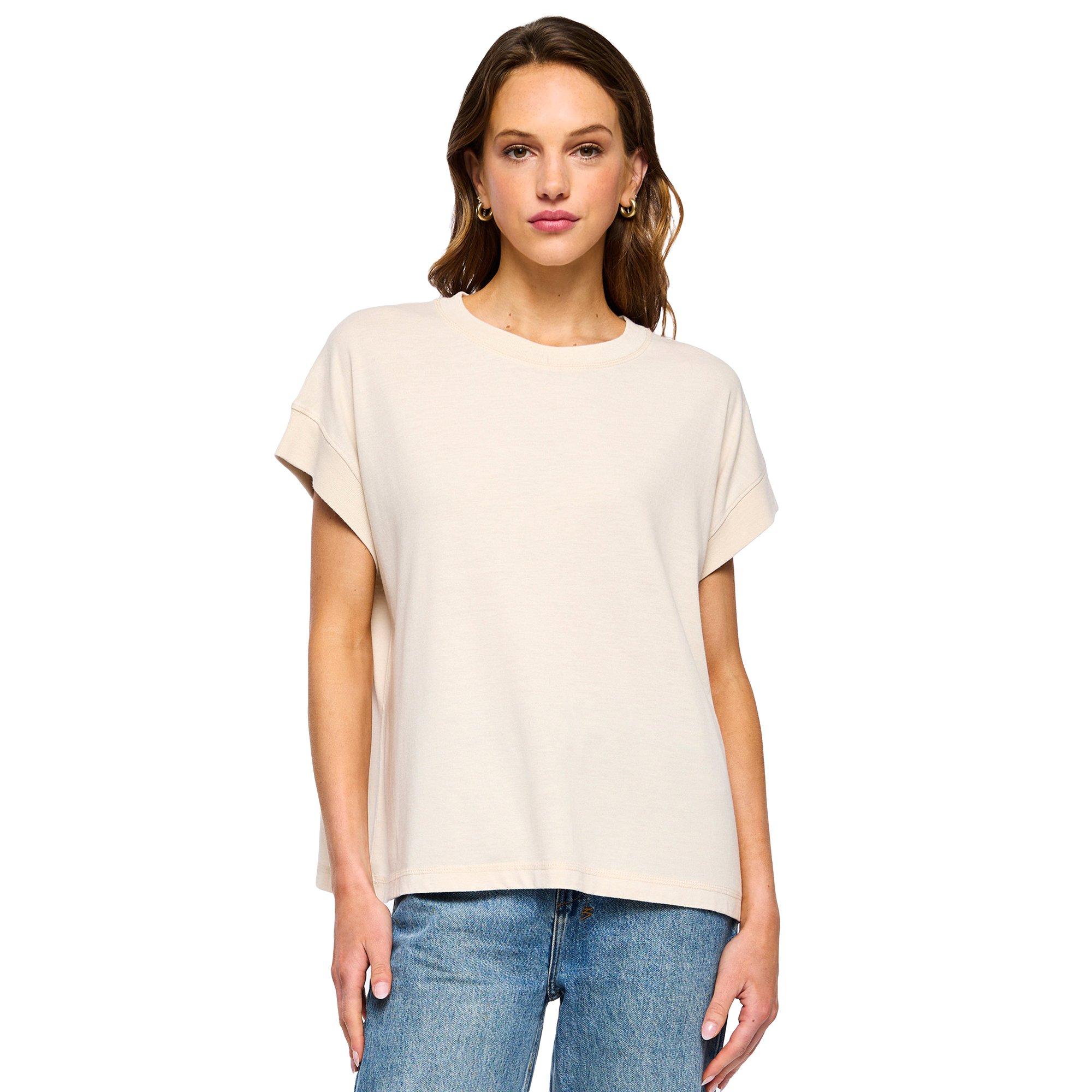 トップス A.F ARTEFACT DOLMAN TEE (CREAM) Adult Dolman Crew T-Shirt | Hobby Lobby | 2594109