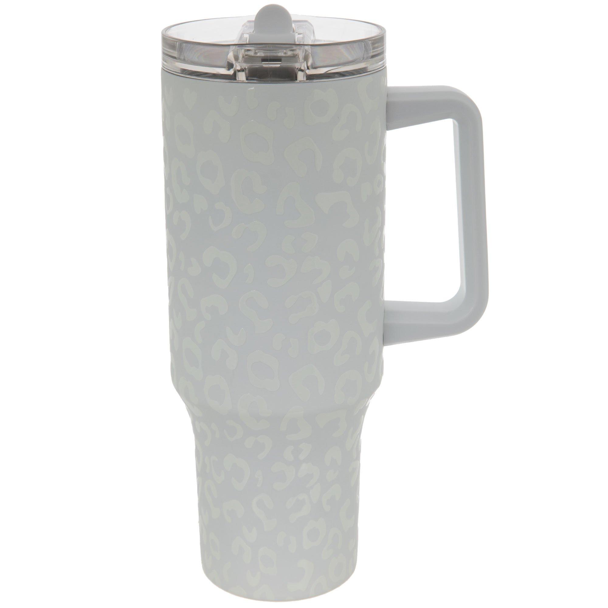 White Leopard Print Tumbler | Hobby Lobby | 2596732