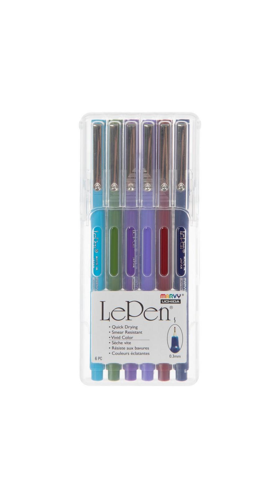 LePen Extra Fine Pens - 6 Piece Set | Hobby Lobby | 2597813