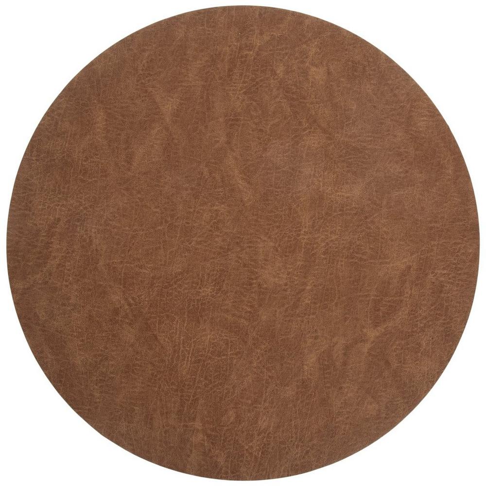 Tan Faux Leather Placemat