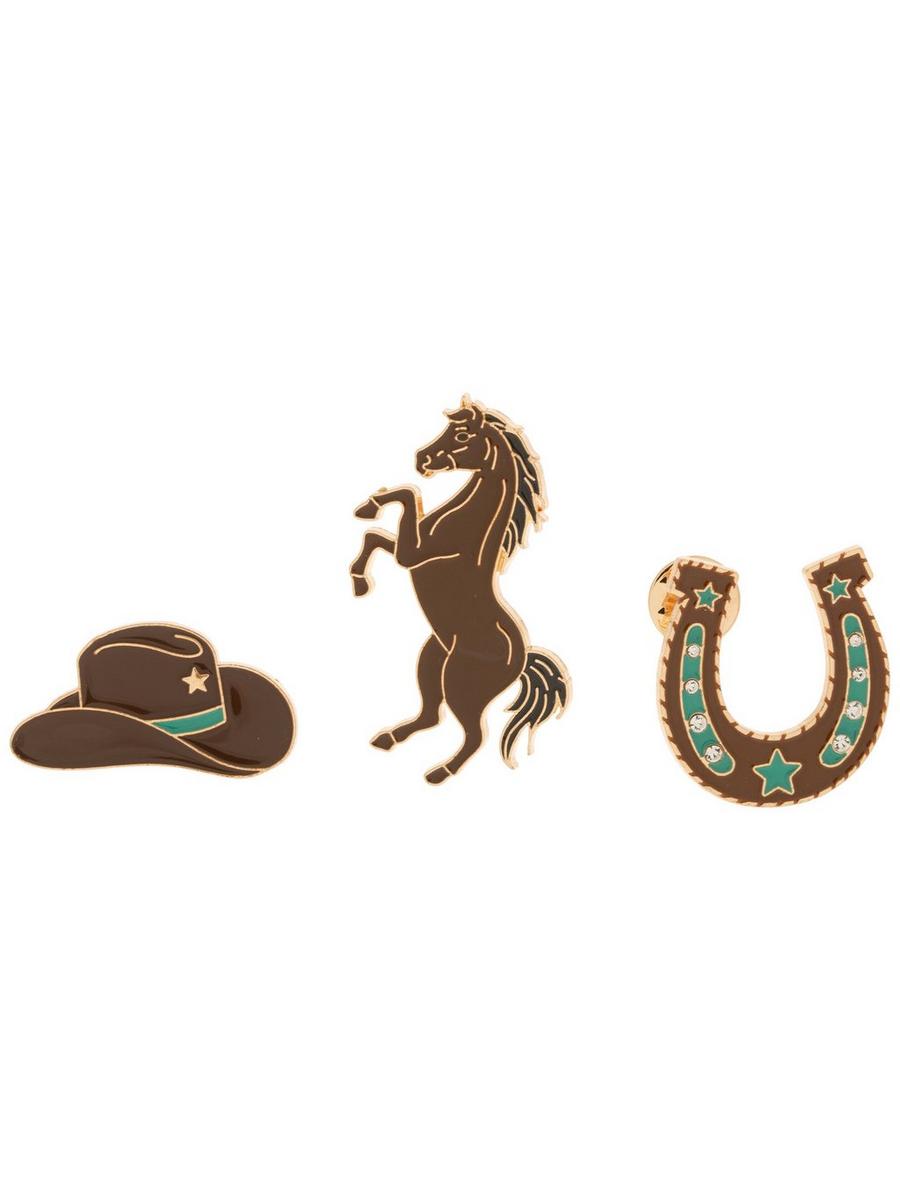 トップス the letters Cow Boy Pin Check Cut Off. Cowboy Enamel Pins | Hobby Lobby | 2602423