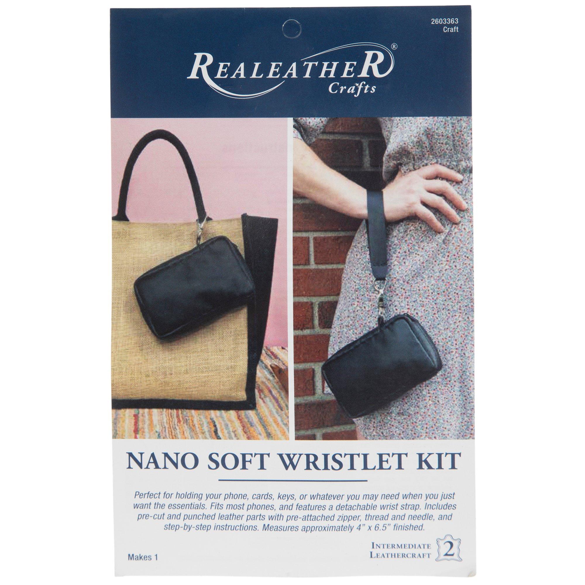 Nano Soft Wristlet Bag Leather Crafting Kit | Hobby Lobby | 2603363