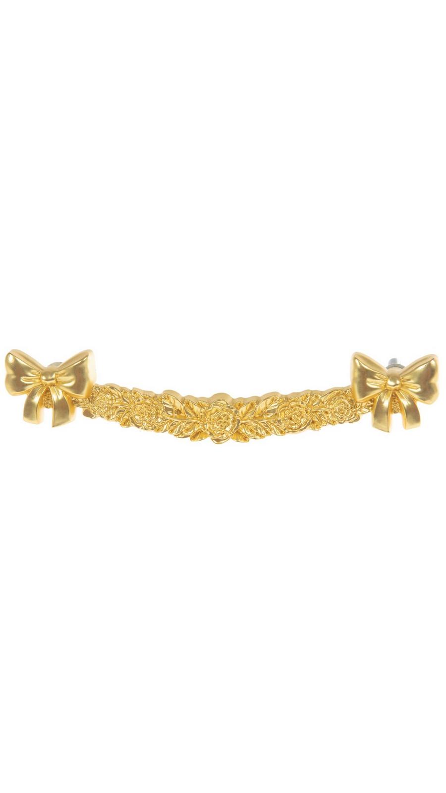 Gold Bows & Flowers Metal Pull | Hobby Lobby | 2605350