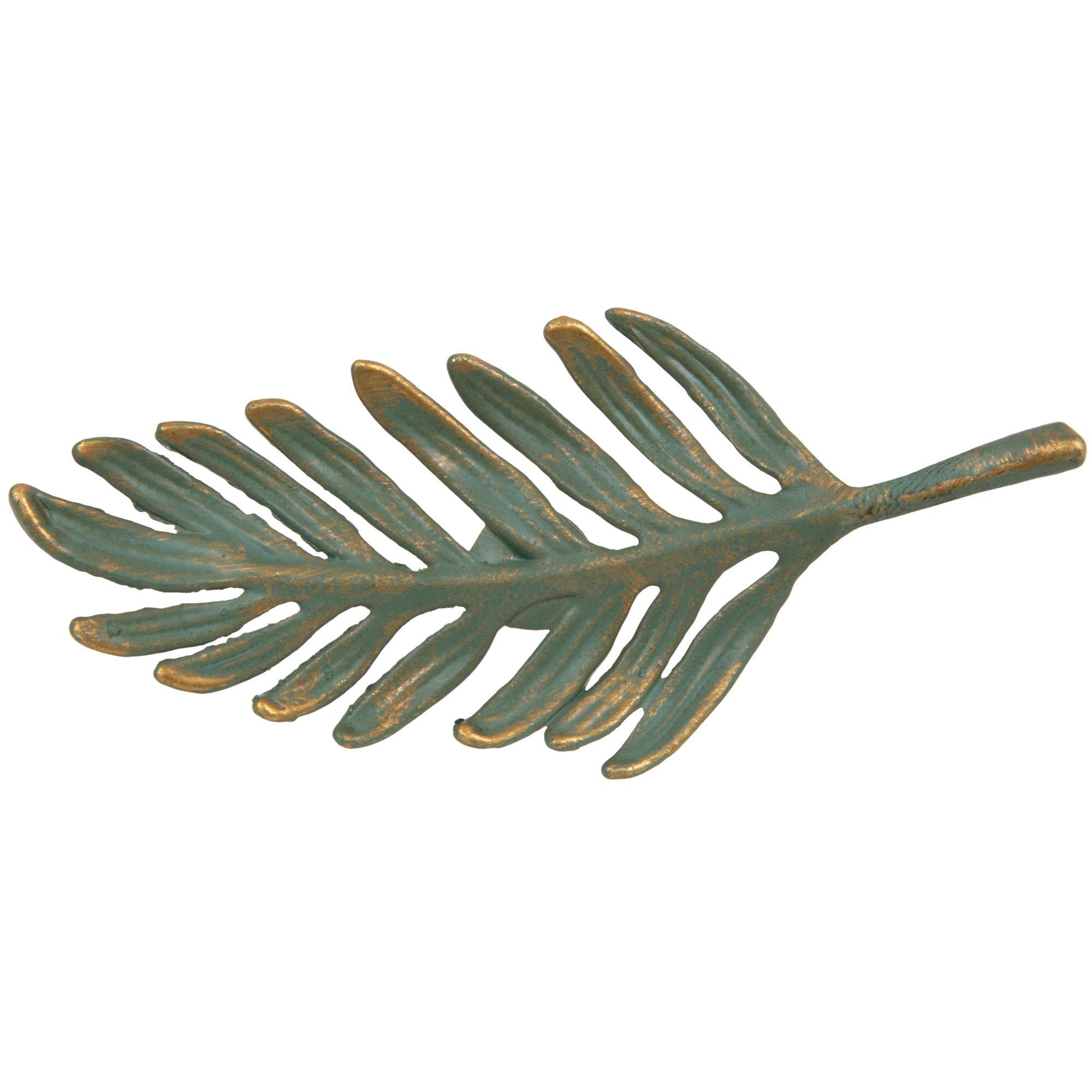 Green & Gold Leaf Metal Knob | Hobby Lobby | 2605418