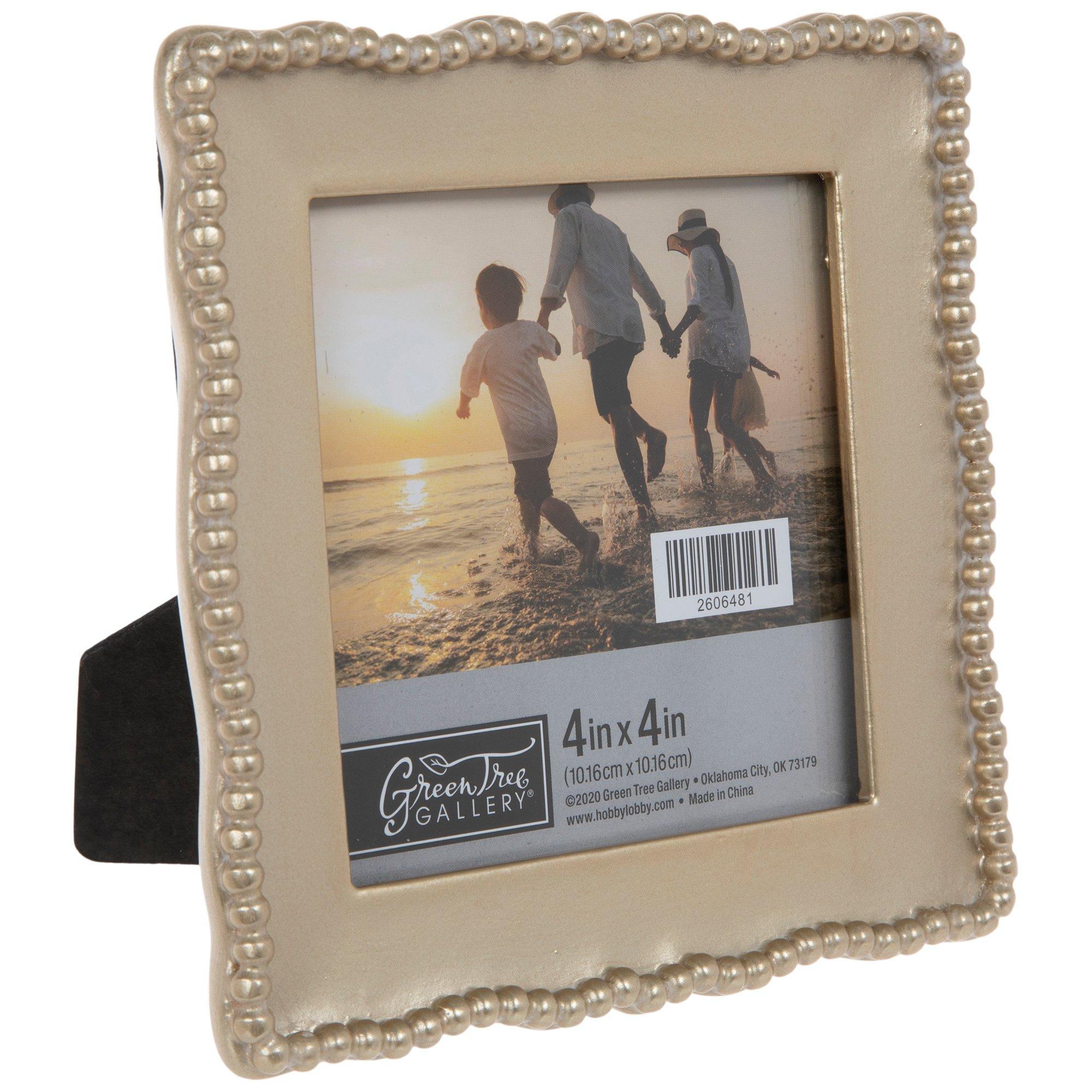 Gold Bow Metal Frame - 4" x 6"