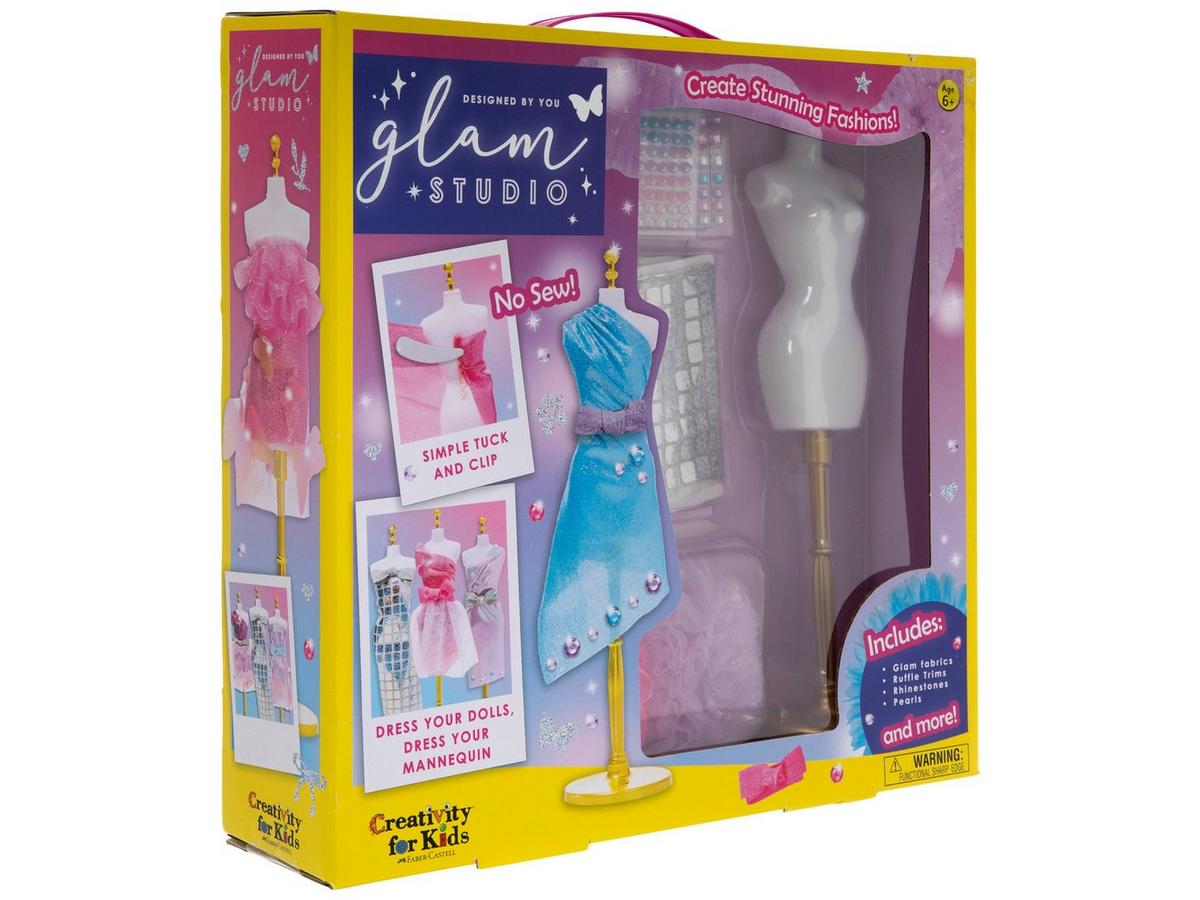 Kit De Création De Mode BBWELL - 1200+ Pièces, 6 Mannequins, Tissus, Accessoires - Couture Créative Pour Filles 6-12 Ans