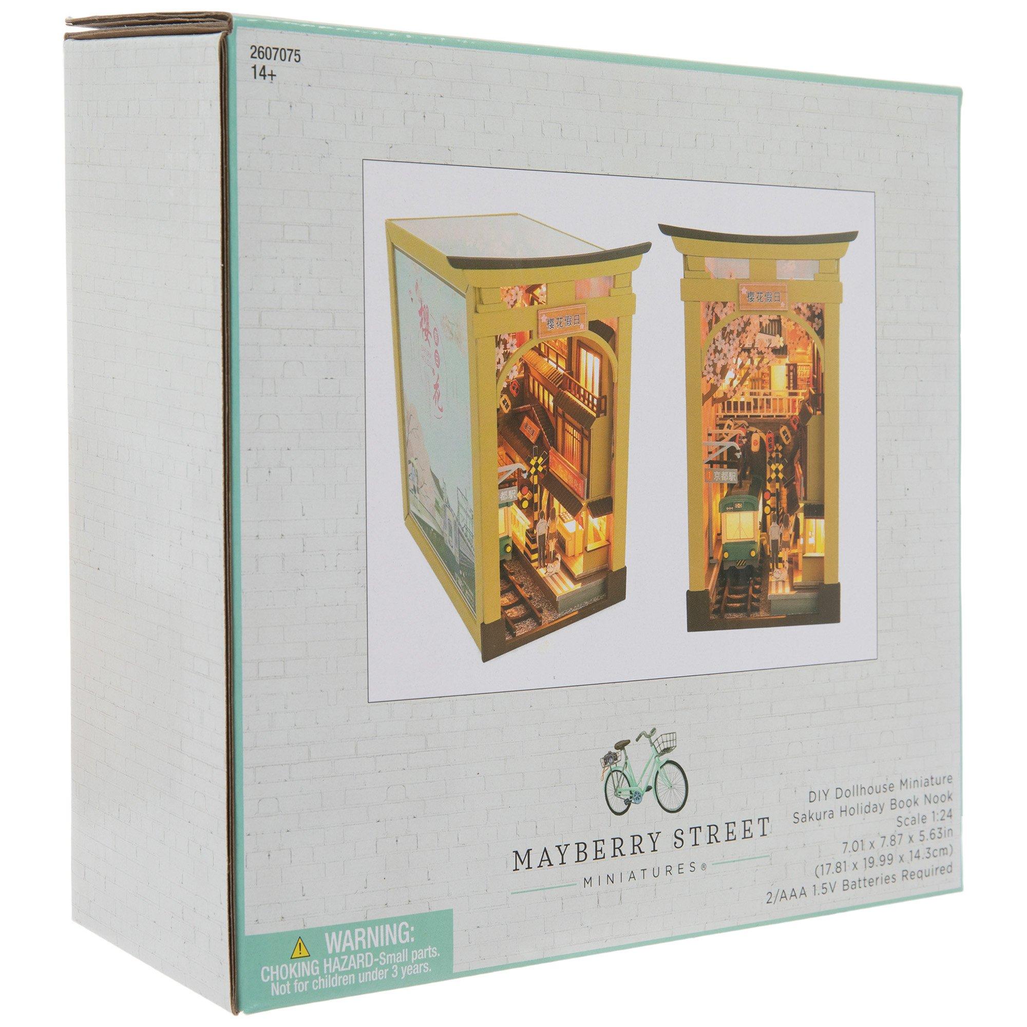 Miniature Sakura Holiday Book Nook Kit | Hobby Lobby | 2607075