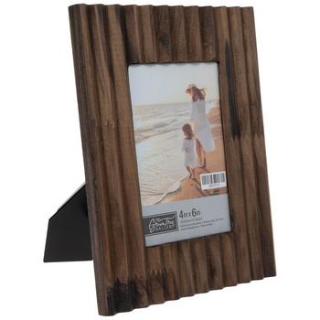 Walnut Lined Picture Frame - 4" x 6"