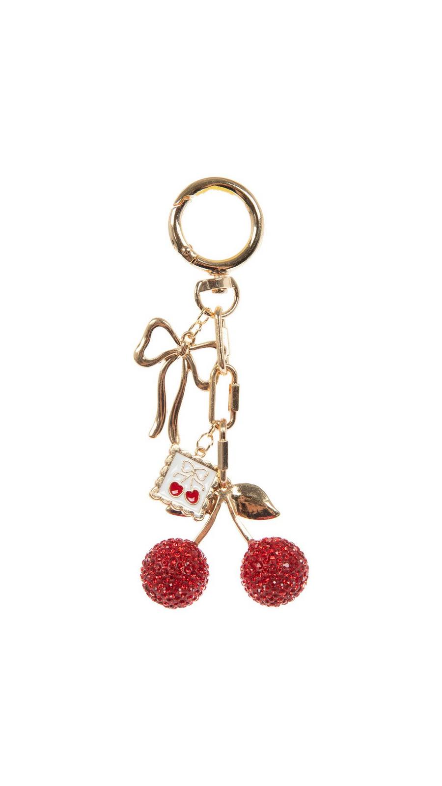 Rhinestone Cherries Bag Charm | Hobby Lobby | 2611663