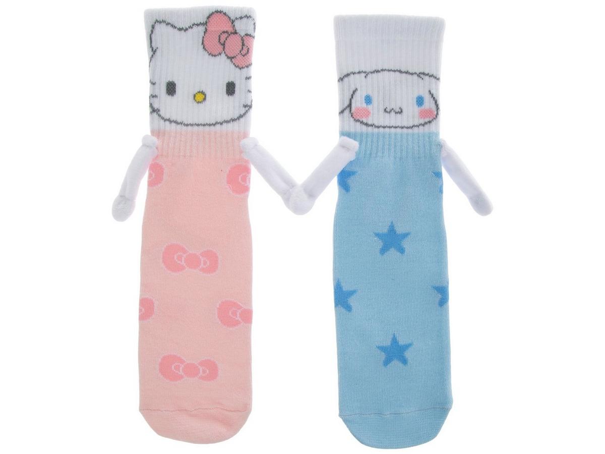 Hello Kitty & Cinnamoroll Magnetic Crew Socks | Hobby Lobby | 2612307