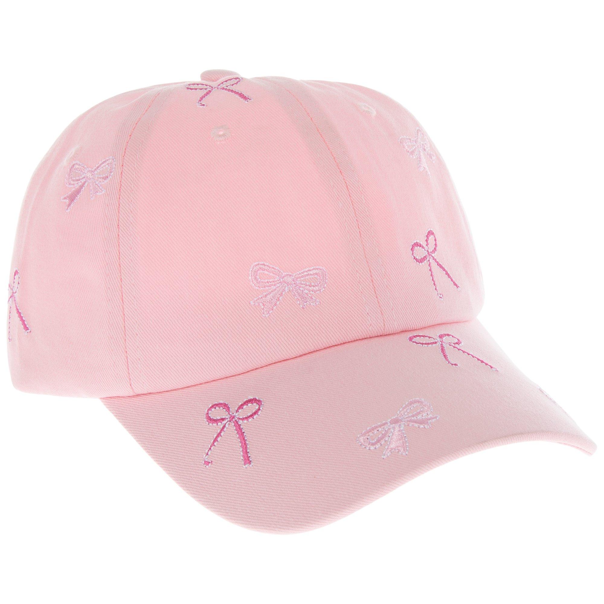 Embroidered Pink Bows Baseball Cap | Hobby Lobby | 2612802