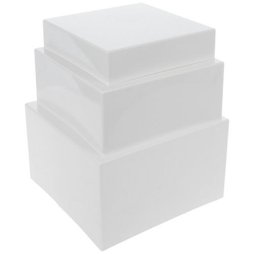 White Buffet Riser Set