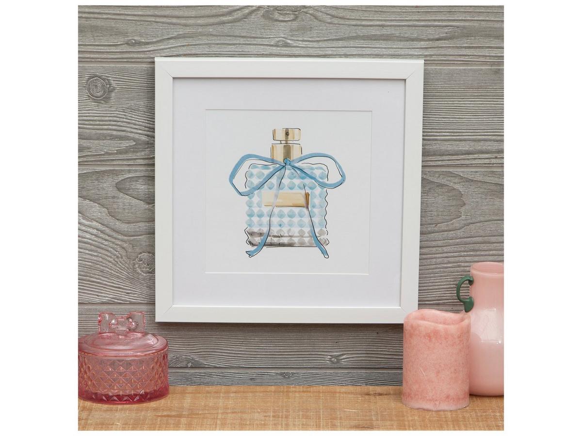 Blue Perfume Bottle Framed Wall Decor | Hobby Lobby | 2615953