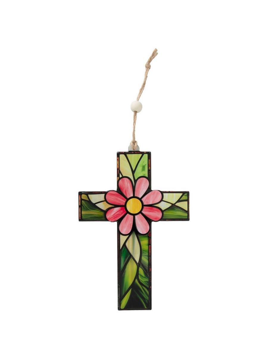 Stained Glass Flower Wall Cross | Hobby Lobby | 2617249