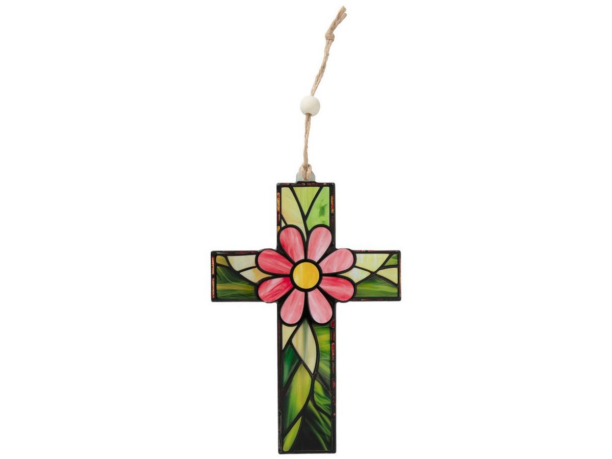 Stained Glass Flower Wall Cross | Hobby Lobby | 2617249