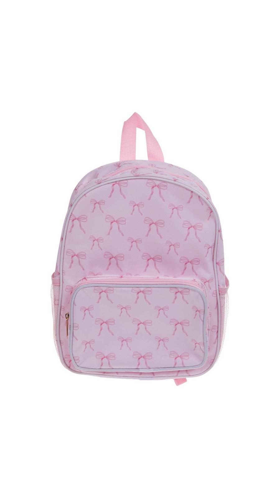 bow mini backpack Juicy Couture Miss Backpack, Pink Flash Faux Leather with Embossed Logo & Front Zip Pocket : Clothing, Shoes & Jewelry Give your accessories collection a playful refresh with this adorable velvet Minnie Mouse ears and bow mini backpack. Loungefly Disney Princess Bows Iridescent