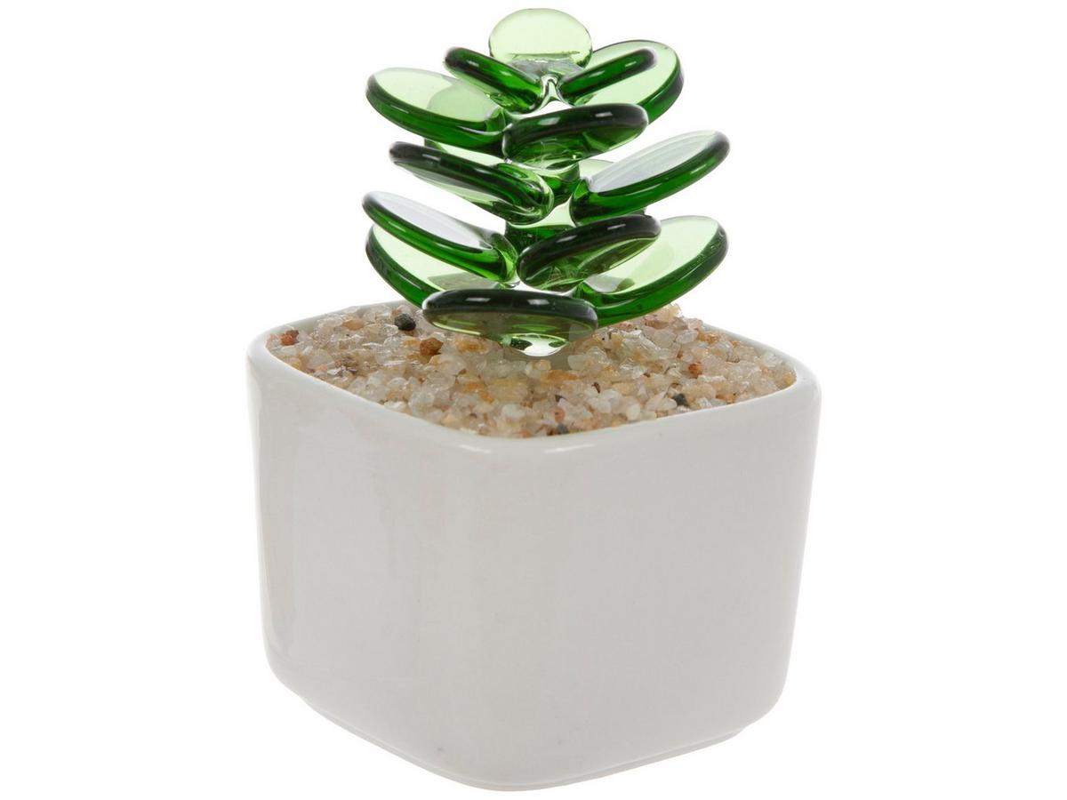 Crystal Succulent In White Pot | Hobby Lobby | 2617850