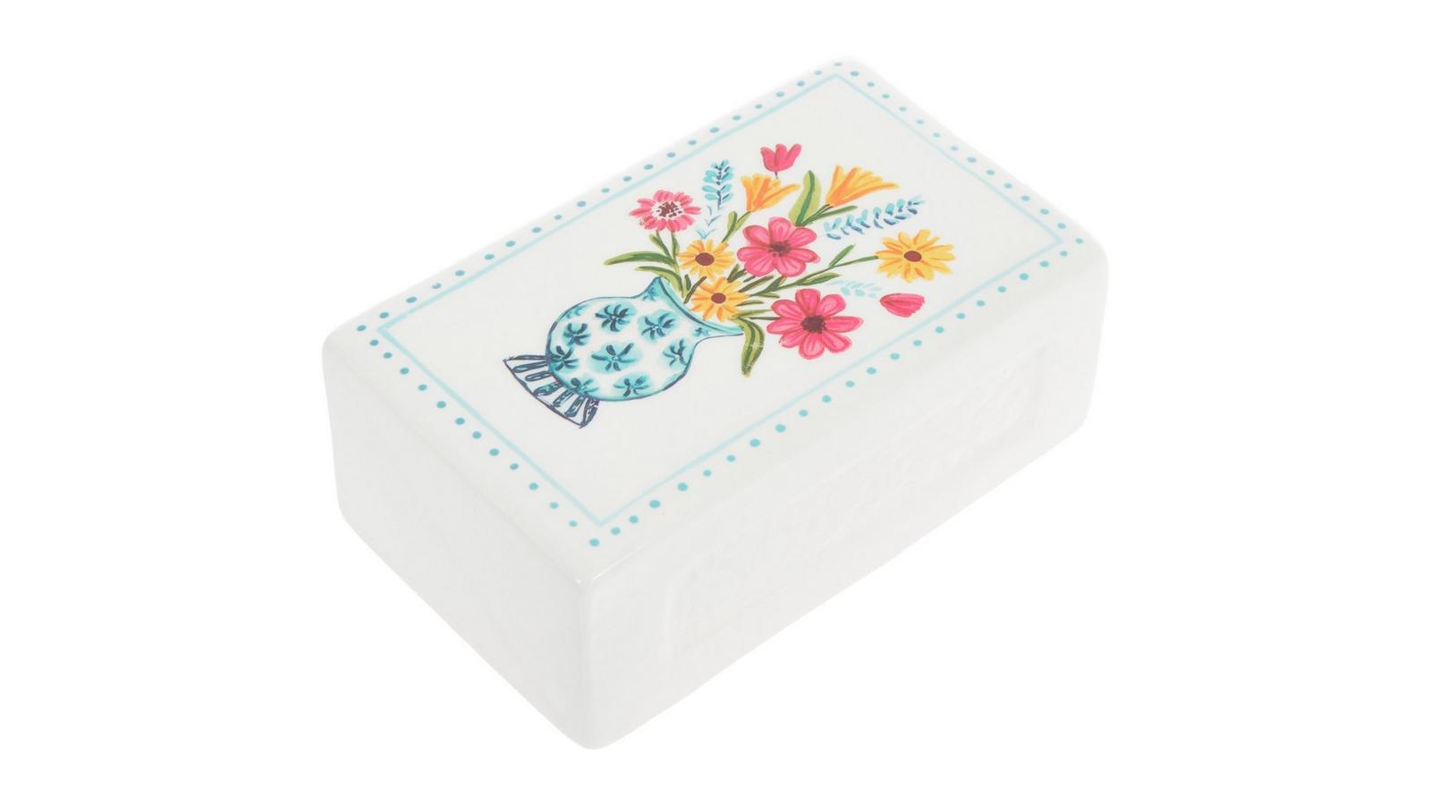 Flowers In Blue Vase Ceramic Matchbox | Hobby Lobby | 2617975