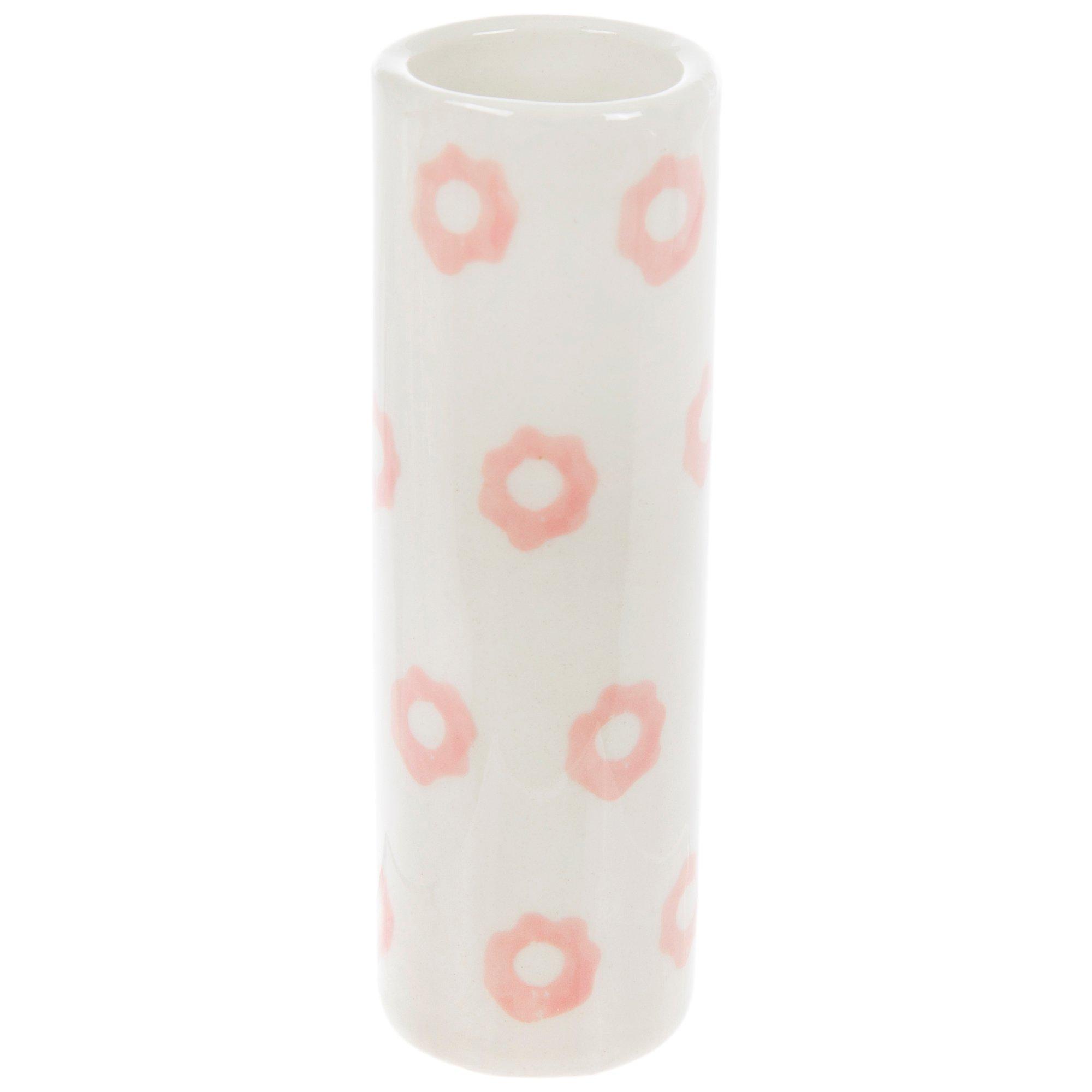 Pink Flowers Cylinder Bud Vase | Hobby Lobby | 2618361