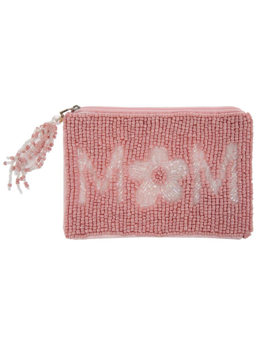 Pink Mom Beaded Coin Purse | Hobby Lobby | 2619724