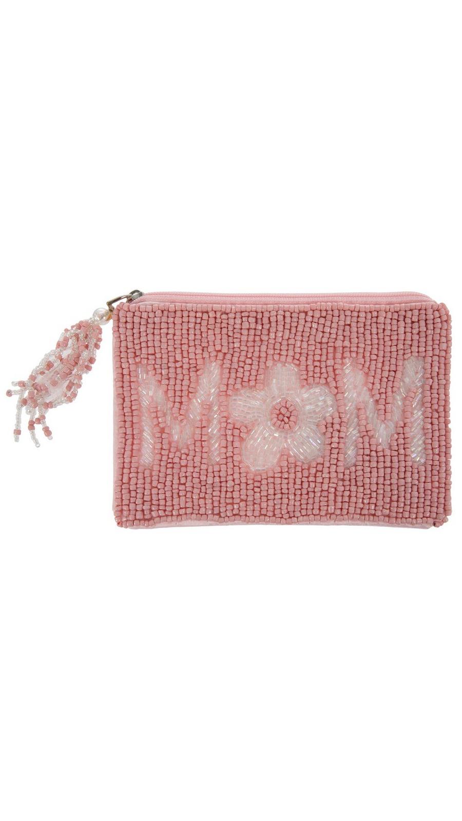 Pink Mom Beaded Coin Purse | Hobby Lobby | 2619724