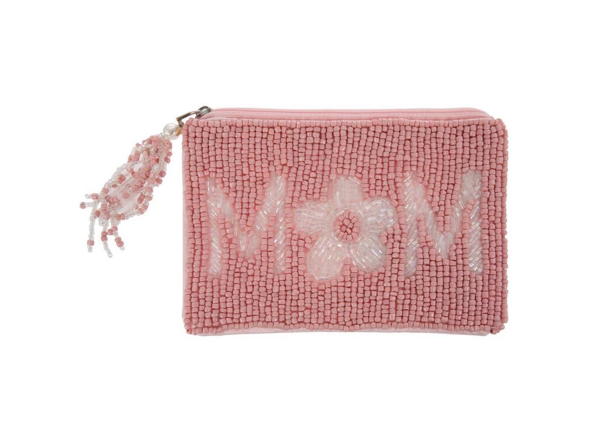 Pink Mom Beaded Coin Purse | Hobby Lobby | 2619724