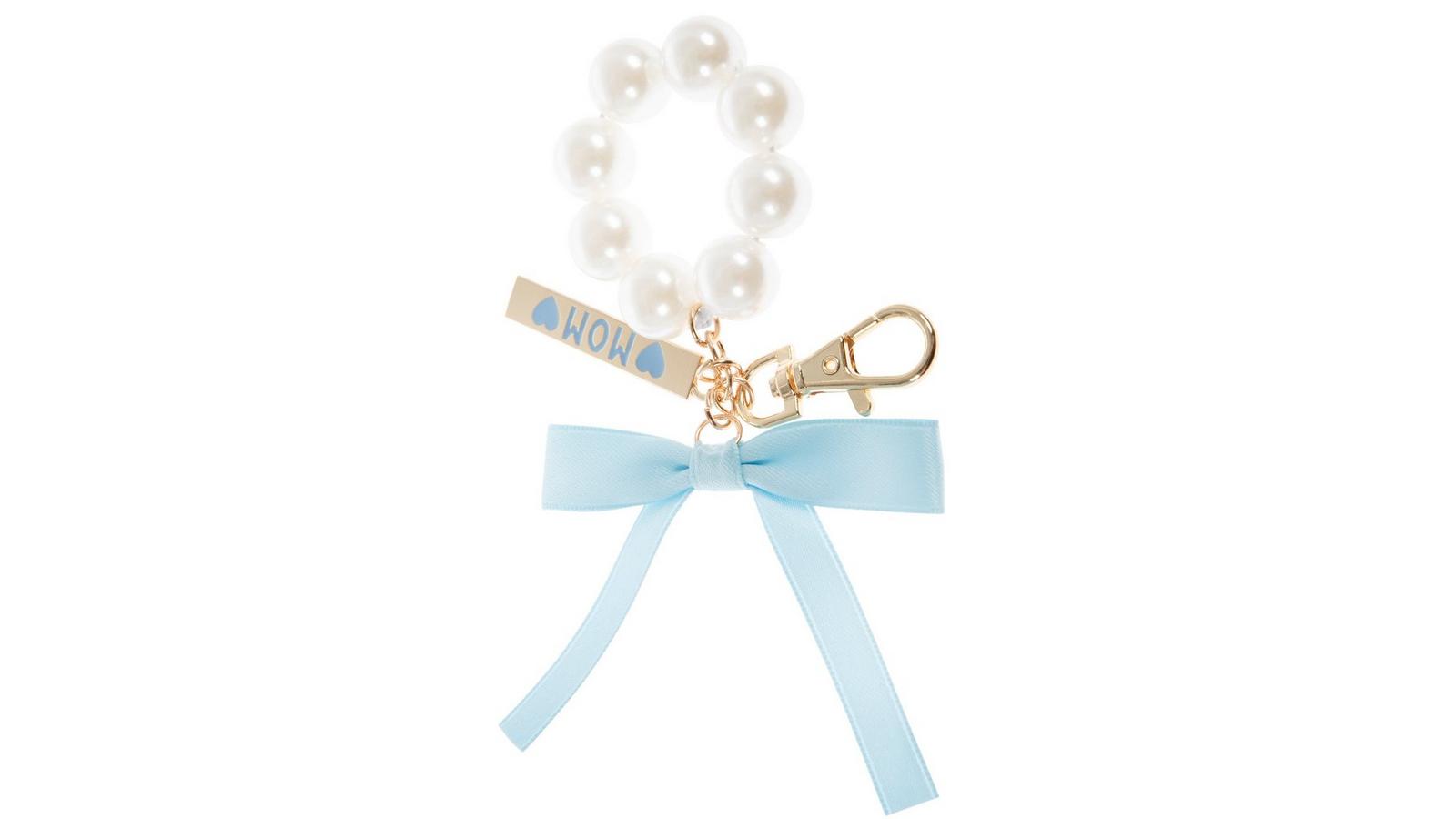 COMME des GARÇONS Happy Ribbon キーホルダー Plastic Pearls & Blue Bow Mom Keychain | Hobby Lobby | 2619807