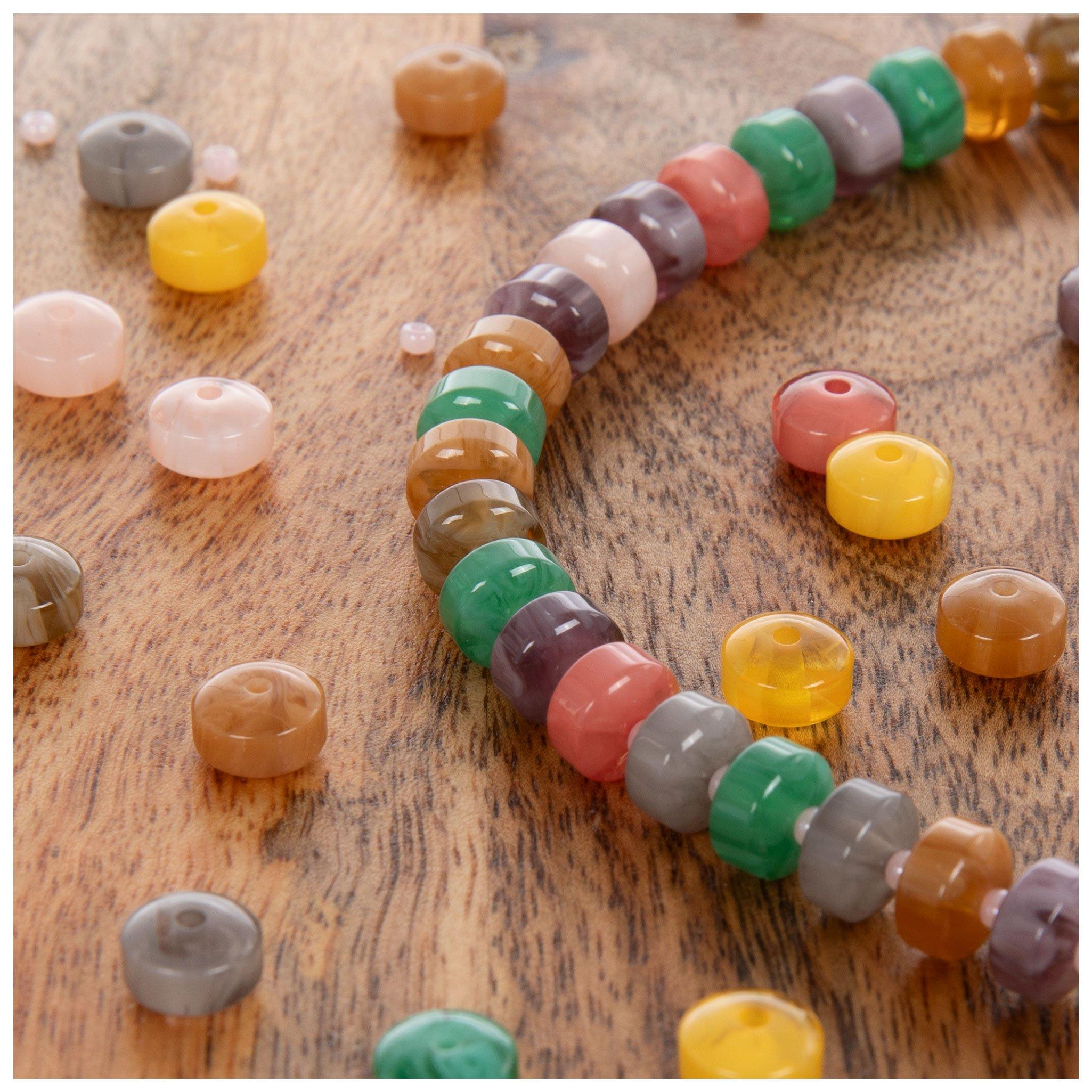 Earth Tone Rondelle Bead Strand | Hobby Lobby | 2622629