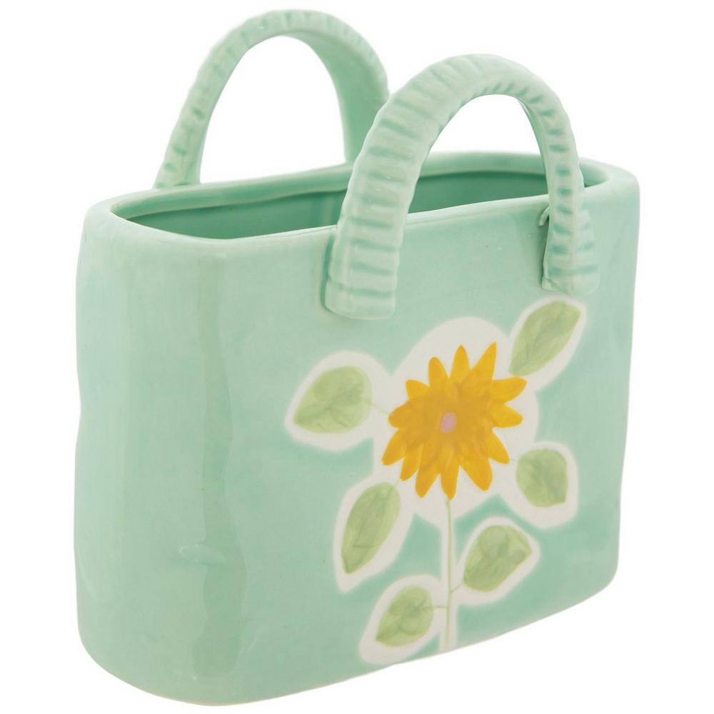 Green Floral Bag Vase | Hobby Lobby | 2625010