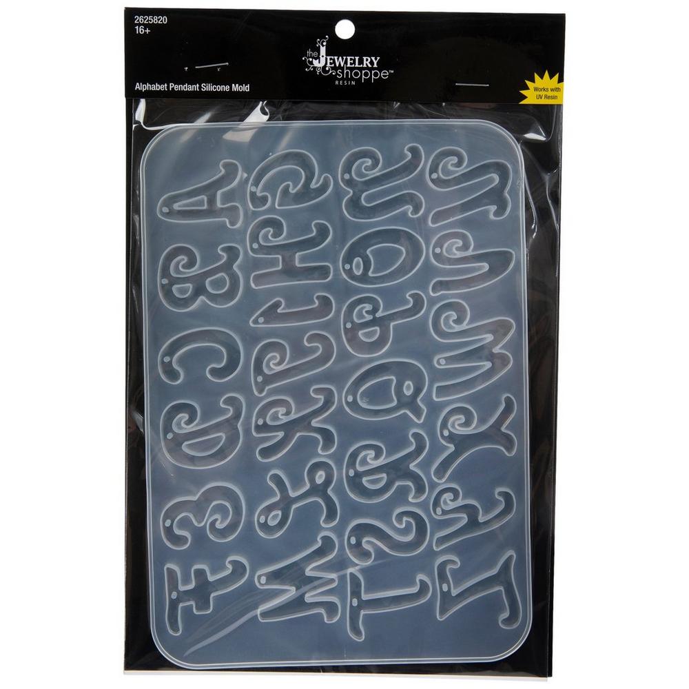 Alphabet Silicone Resin Mold | Hobby Lobby | 2625820