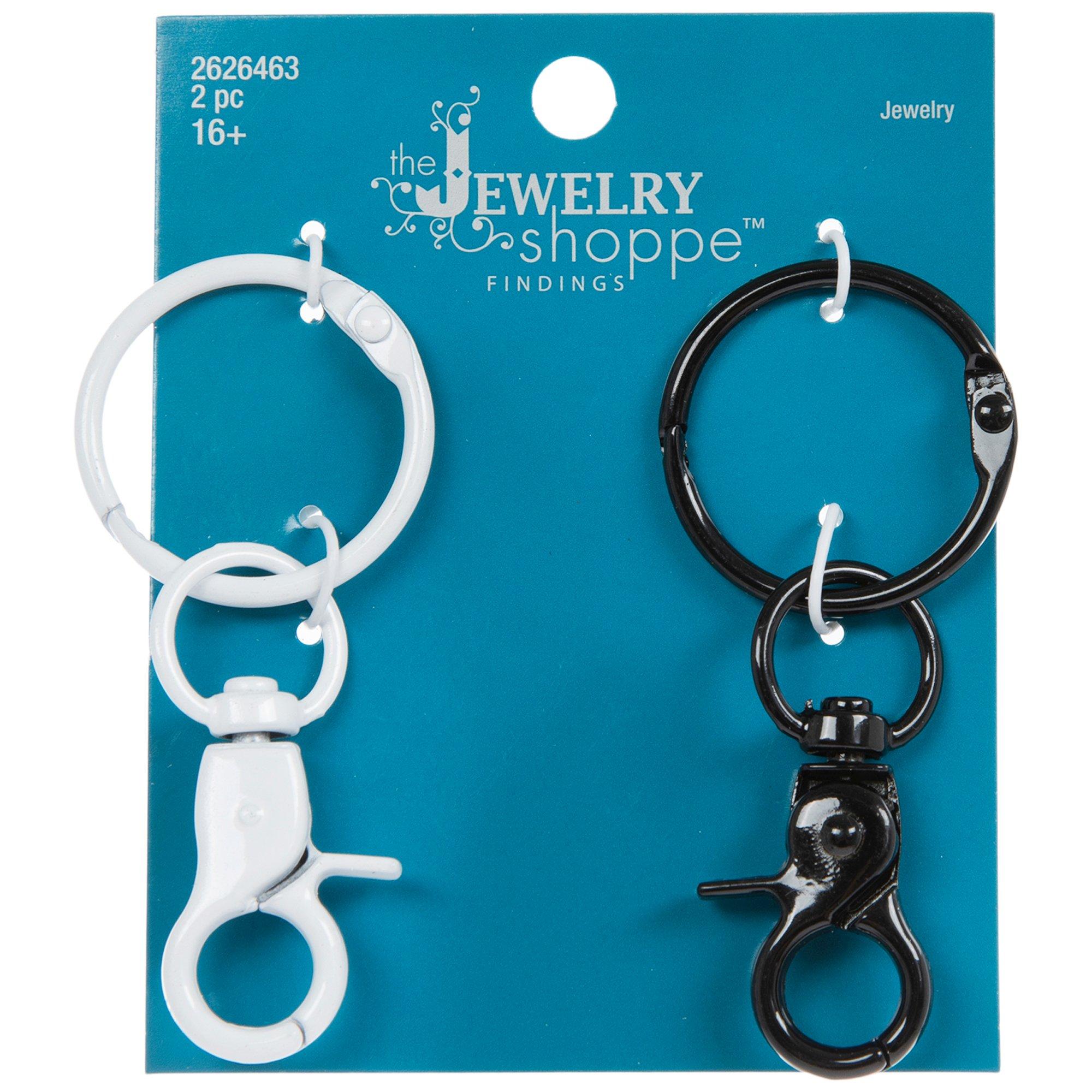 Black & White Lobster Clasp Keychains | Hobby Lobby | 2626463