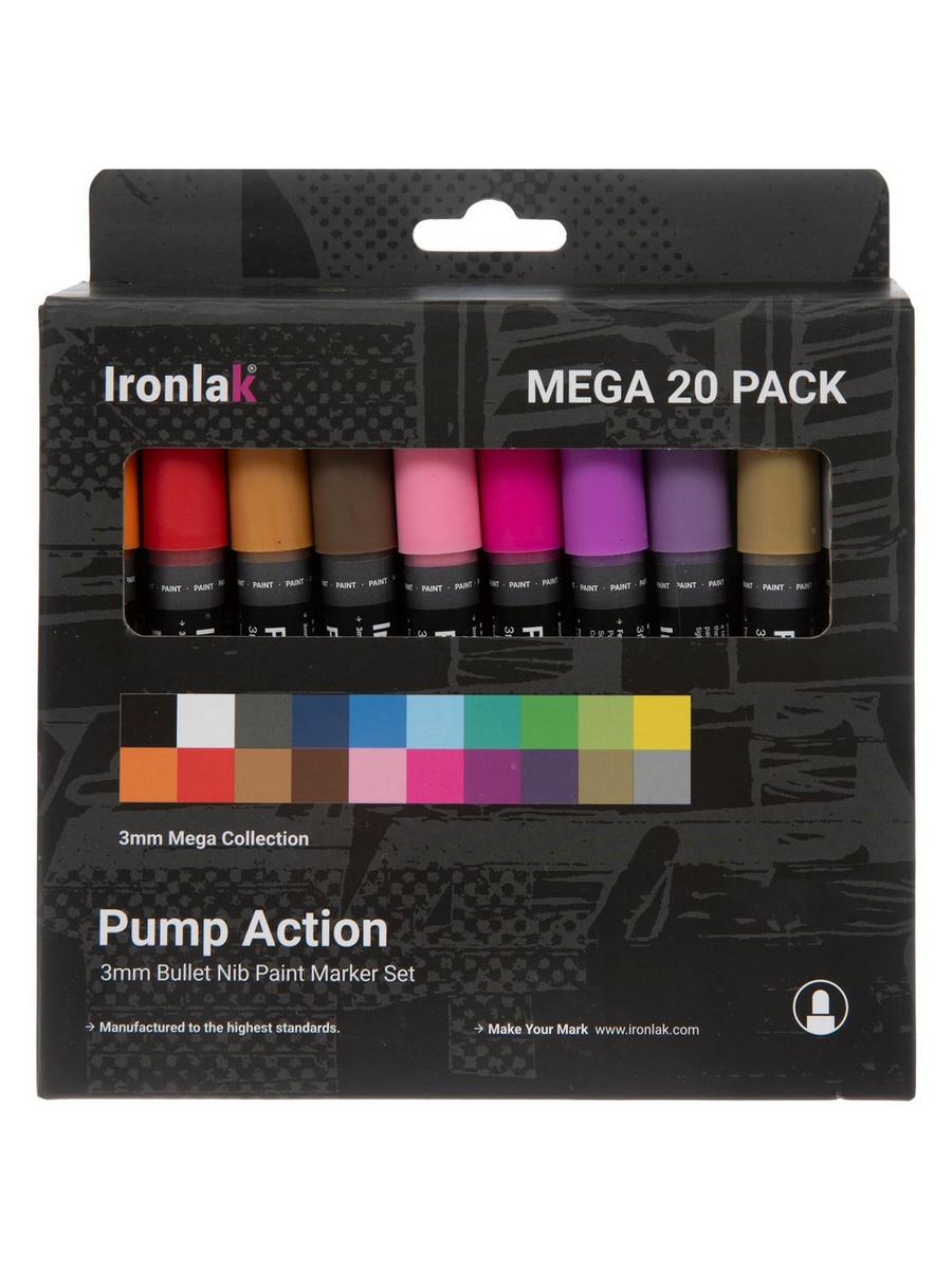 Ironlak Bullet Nib Paint Markers - 20 Piece Set | Hobby Lobby
