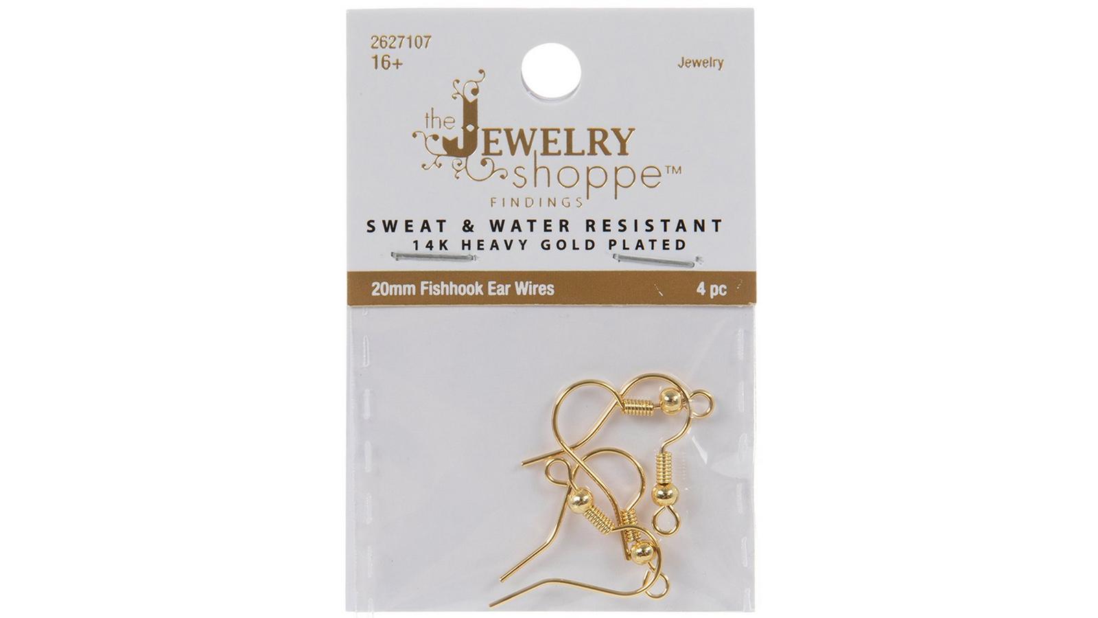 14 karat gold fish hook ear wires Pair of 14K Yellow 3mm Ball End Earrings – HCK Hawaii Corporation, Inc allowing you to create unique dangle earrings according to your preferences 1 Box 150Pcs Real 18K