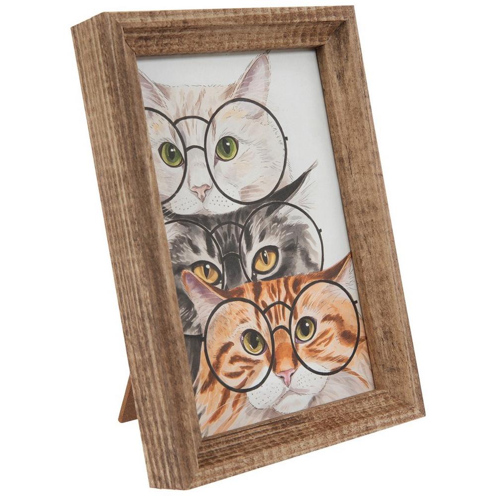 Cats With Glasses Framed Decor | Hobby Lobby | 2628220